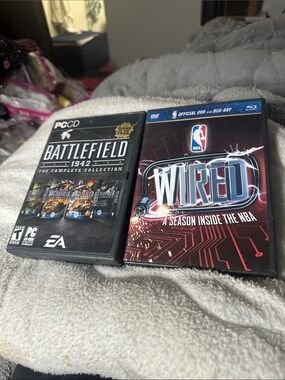 2packs BATTLEFIELD 1942 /Blu‑ray games (3disks included)and  NBA Wired Artwork